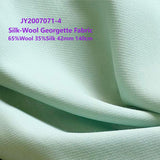 Silk-Wool Georgette Fabric