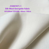 Silk-Wool Georgette Fabric
