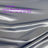 Luxury Wool/Silk Satin Fabric