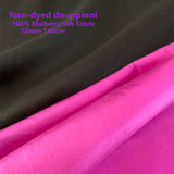 Yarn-dyed douppioni (silk)